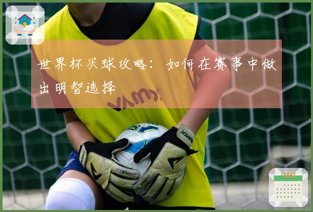 世界杯买球攻略：如何在赛事中做出明智选择